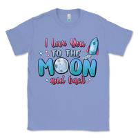 Colony Blue i love you to the moon and back Classic Tee - MaliasSmallBusiness