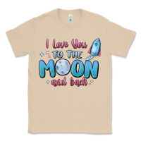 Mushroom i love you to the moon and back Classic Tee - MaliasSmallBusiness