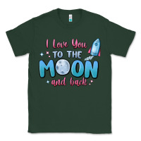 Sports Green i love you to the moon and back Classic Tee - MaliasSmallBusiness
