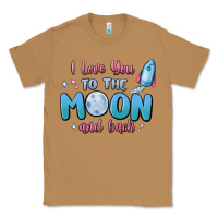 Toasted Coconut i love you to the moon and back Classic Tee - MaliasSmallBusiness