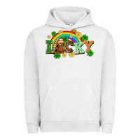 Pigment Lunar Rock lucky gnome St. Patricks Day Urban Hoodie - FaDigitalArtStudio