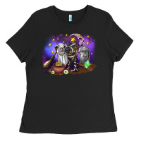 Black Cow Halloween Ladies Tee - RanaPortraitStore
