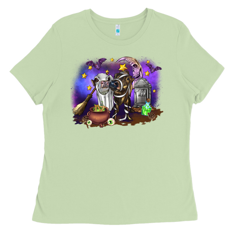 Cow Halloween Ladies Tee by RanaPortraitStore | Teevron