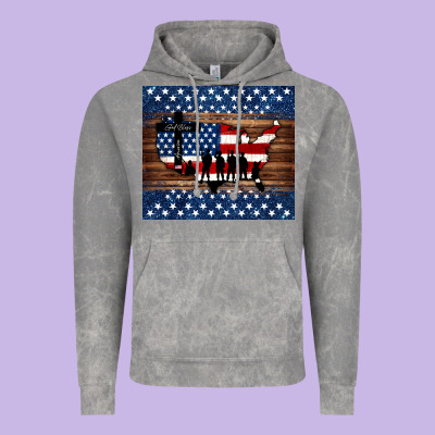 God Bless America American Flag Tumbler Vintage Hoodie Designed By Jasminsmagicworld
