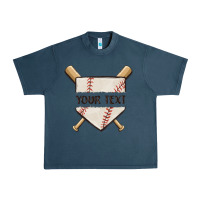 Midnight Navy preview custom baseball Urban Heavy Tee - MaliasSmallBusiness