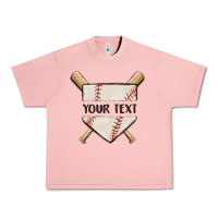 Salmon preview custom baseball Urban Heavy Tee - MaliasSmallBusiness