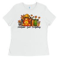 White Pumpkin Spice Everything Ladies Tee - RacoonDesign