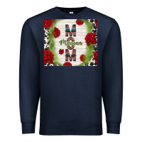 Navy mexican mom with roses Premium Sweatshirt - TumblerDesignByShophia
