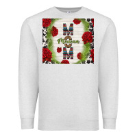 Oatmeal Heather mexican mom with roses Premium Sweatshirt - TumblerDesignByShophia