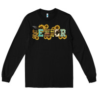 Black senior 2023 sunflower Long Sleeve Tee - NancyCooperArtShop