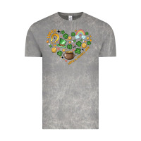 Cloud Rock st patricks  hearts Vintage Tee - MaliasSmallBusiness