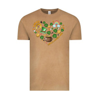 Vintage Camel st patricks  hearts Vintage Tee - MaliasSmallBusiness