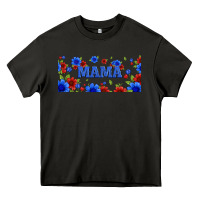 Asphalt floral american mama 16oz libbey cup Heavy Core Tee - HRA Design Shop