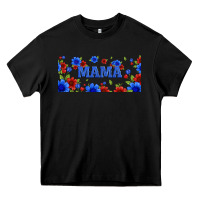 Black floral american mama 16oz libbey cup Heavy Core Tee - HRA Design Shop