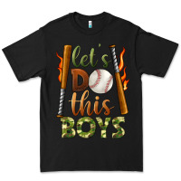 Black let's do this boys baseball Premium Tee - BundleAndBundleShop