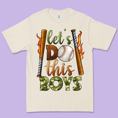 Let's Do This Boys Baseball Premium Tee Designed By Bundleandbundleshop