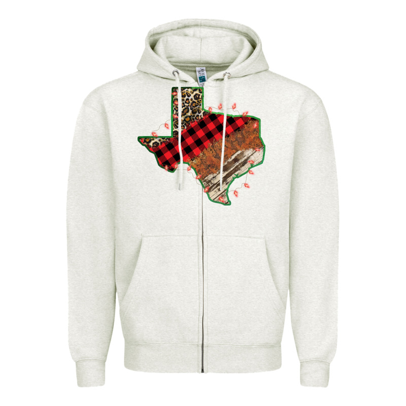 Christmas Texas Zipper Hoodie by Bettercallsaul | Teevron