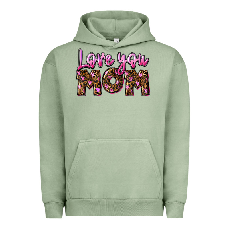 Love You Mom Mother's Day Urban Hoodie by FaDigitalArtStudio | Teevron