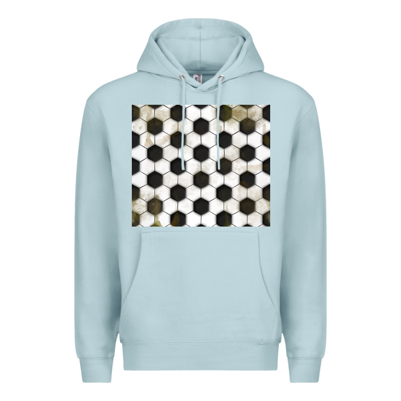 Distressed Soccer Pattern Premium Hoodie by TumblerDesignByShophia | Teevron