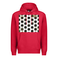 Cardinal distressed soccer pattern Premium Hoodie - TumblerDesignByShophia