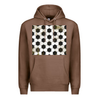 Chestnut distressed soccer pattern Premium Hoodie - TumblerDesignByShophia