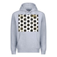 Heather Grey distressed soccer pattern Premium Hoodie - TumblerDesignByShophia