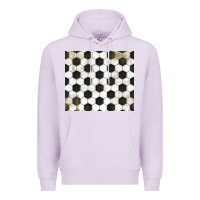 Lilac distressed soccer pattern Premium Hoodie - TumblerDesignByShophia
