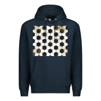 Navy distressed soccer pattern Premium Hoodie - TumblerDesignByShophia
