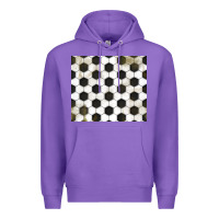 Purple distressed soccer pattern Premium Hoodie - TumblerDesignByShophia