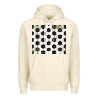 Sandshell distressed soccer pattern Premium Hoodie - TumblerDesignByShophia