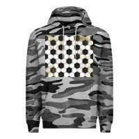 Slate Camo distressed soccer pattern Premium Hoodie - TumblerDesignByShophia