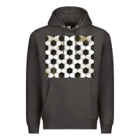 Smoke distressed soccer pattern Premium Hoodie - TumblerDesignByShophia