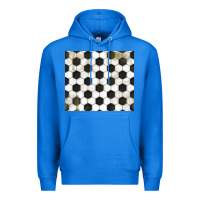 True Royal distressed soccer pattern Premium Hoodie - TumblerDesignByShophia