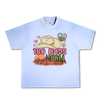 Grape Ice 100 days y'all malia Urban Heavy Tee - MaliasSmallBusiness