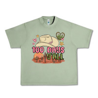 Oil Green 100 days y'all malia Urban Heavy Tee - MaliasSmallBusiness