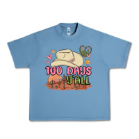 Pebble Blue 100 days y'all malia Urban Heavy Tee - MaliasSmallBusiness