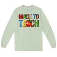 Matcha made to teach Long Sleeve Tee - NancyCooperArtShop