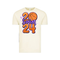 Senior 2024 Basketball Vintage Tee | Teevron