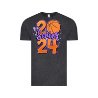 Vintage Black senior 2024 basketball Vintage Tee - MaliasSmallBusiness