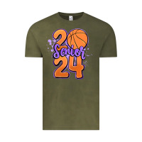 Vintage Olive senior 2024 basketball Vintage Tee - MaliasSmallBusiness