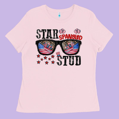Star Spangled Stup Ladies Tee Designed By Cowhidedigitalart