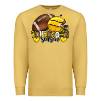 Antique Gold Touchdown season American Football yellow team Premium Sweatshirt - HowdyJamesFarm