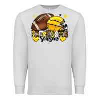 Dove Grey Touchdown season American Football yellow team Premium Sweatshirt - HowdyJamesFarm