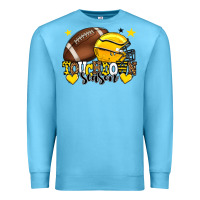 Ocean Blue Touchdown season American Football yellow team Premium Sweatshirt - HowdyJamesFarm