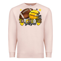Touchdown Season American Football Yellow Team Premium Sweatshirt | Teevron