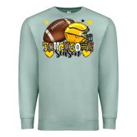 Seafoam Touchdown season American Football yellow team Premium Sweatshirt - HowdyJamesFarm