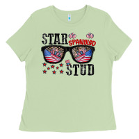 Matcha star spangled stup Ladies Tee - CowhideDigitalArt