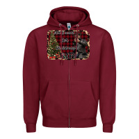 Burgundy All I want for Christmas is RIP Zipper Hoodie - Bettercallsaul