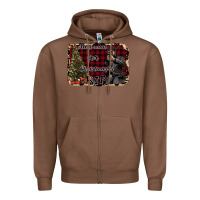 Chestnut All I want for Christmas is RIP Zipper Hoodie - Bettercallsaul
