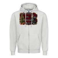 Dove Grey All I want for Christmas is RIP Zipper Hoodie - Bettercallsaul